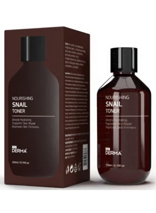 101 DERMA Nourishing Snail Toner Deeply Hydrating Supports  200ML - Image 2